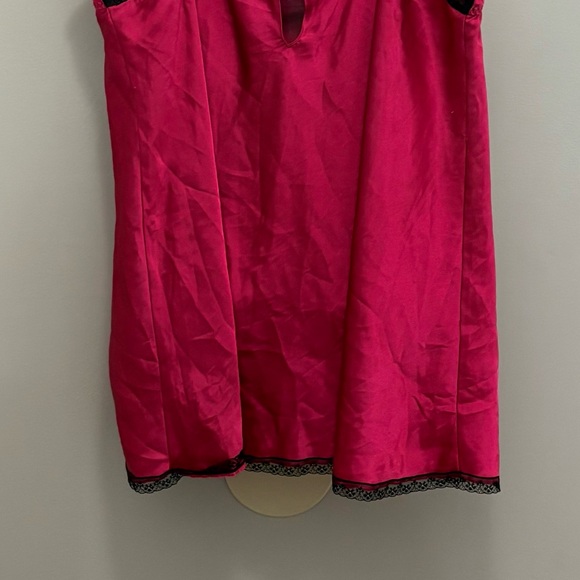 Elegant Pink Lace Trim Chemise - Picture 10 of 10